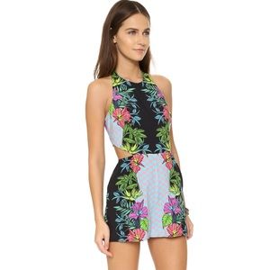 Mara Hoffman Tie Back Cut Out Romper
